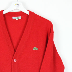 LACOSTE Knit Cardigan Red | Medium