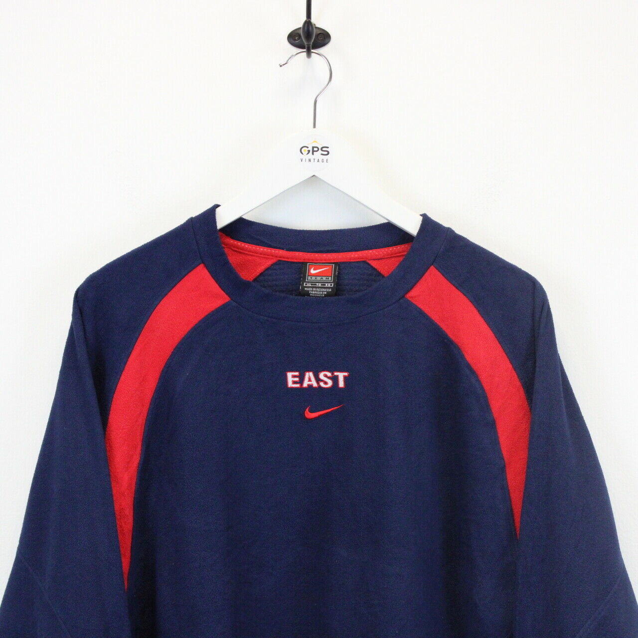 TEAM NIKE 00s Fleece Sweatshirt Navy Blue | XL