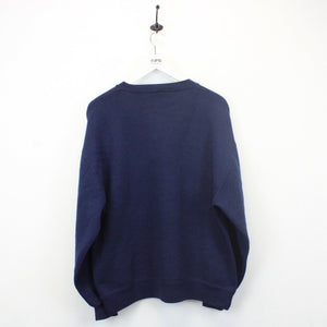 HARLEY DAVIDSON 90s Sweatshirt Navy Blue | Large