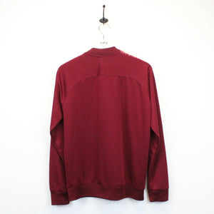NIKE FC BARCELONA 1/4 Zip Sweatshirt Red | Large