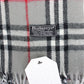 BURBERRY 00s Nova Check Scarf | Grey