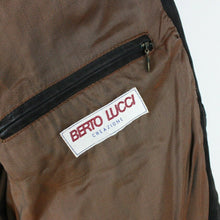 Load image into Gallery viewer, Mens 80s Leather Biker Jacket Brown | Large
