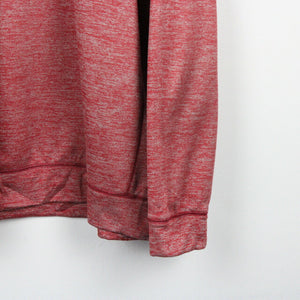 ADIDAS 1/4 Zip Sweatshirt Red | XXL
