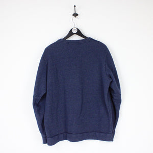 Mens ADIDAS Sweatshirt Navy Blue | Large