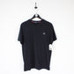 Mens FRED PERRY Ringer T-Shirt Black | Large