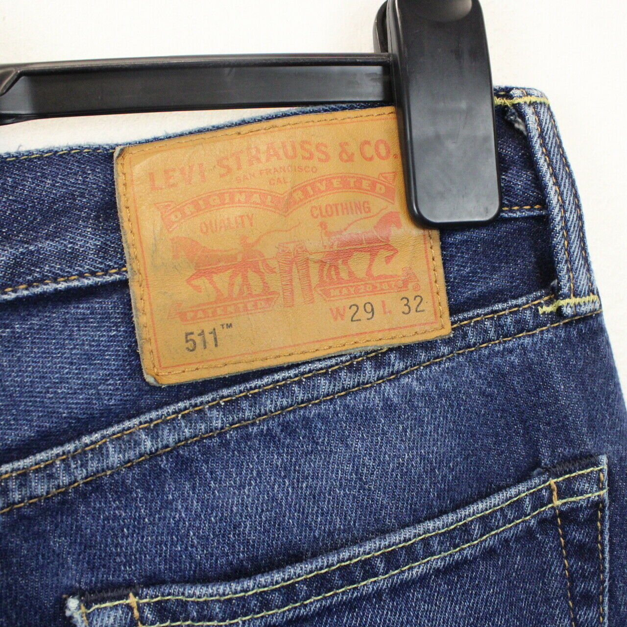 Womens LEVIS 511 Jeans Dark Blue | W29 L32