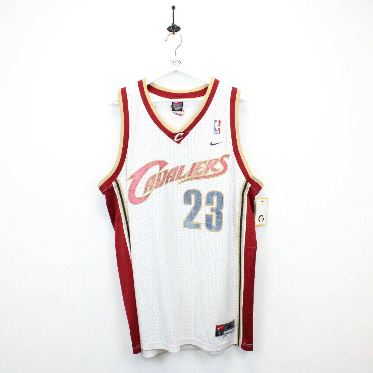 NBA NIKE TEAM 00s Cleveland CAVALIERS Jersey White | XL