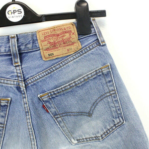 Womens LEVIS 501 Shorts Light Blue | W28
