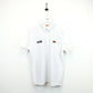 ELLESSE Polo Shirt White | Medium