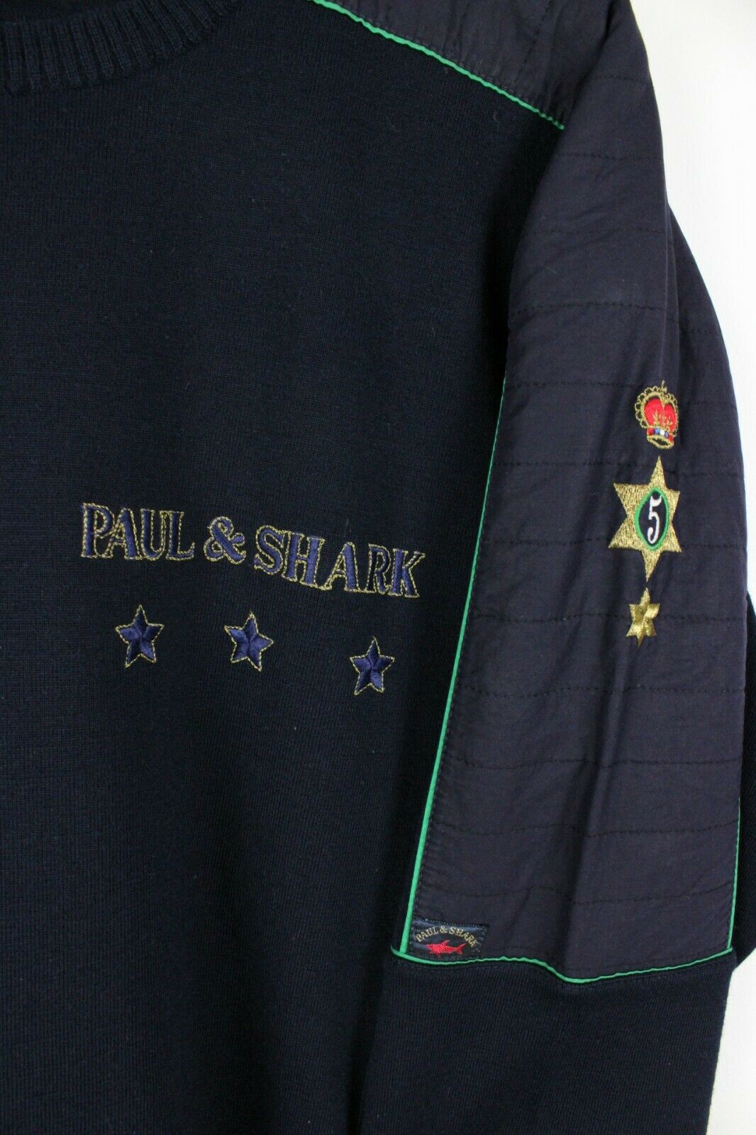 PAUL & SHARK Knit Sweatshirt Navy Blue | Large