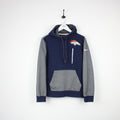 NIKE Denver BRONCOS Hoodie Navy Blue | XS