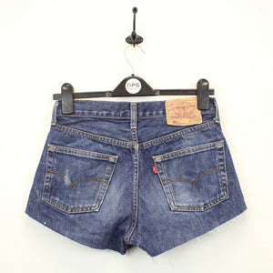 Womens LEVIS 501 Shorts Dark Blue | W28