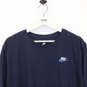 NIKE T-Shirt Navy Blue | XXL