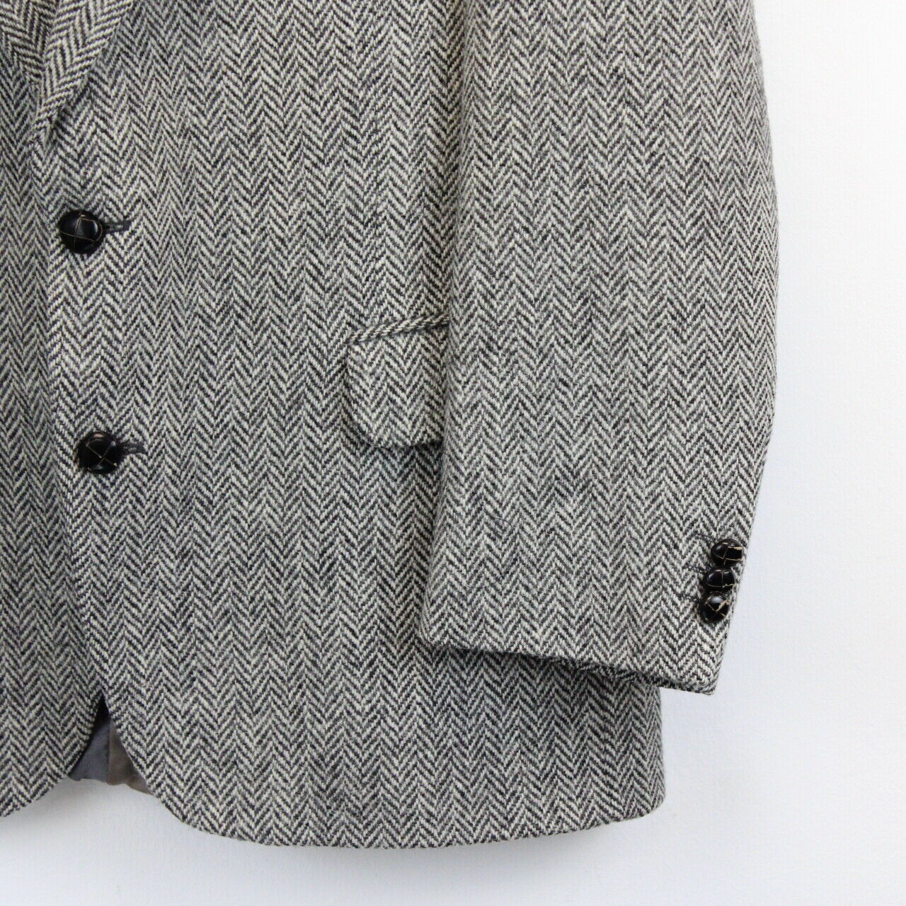 Vintage HARRIS TWEED Blazer Grey | Medium