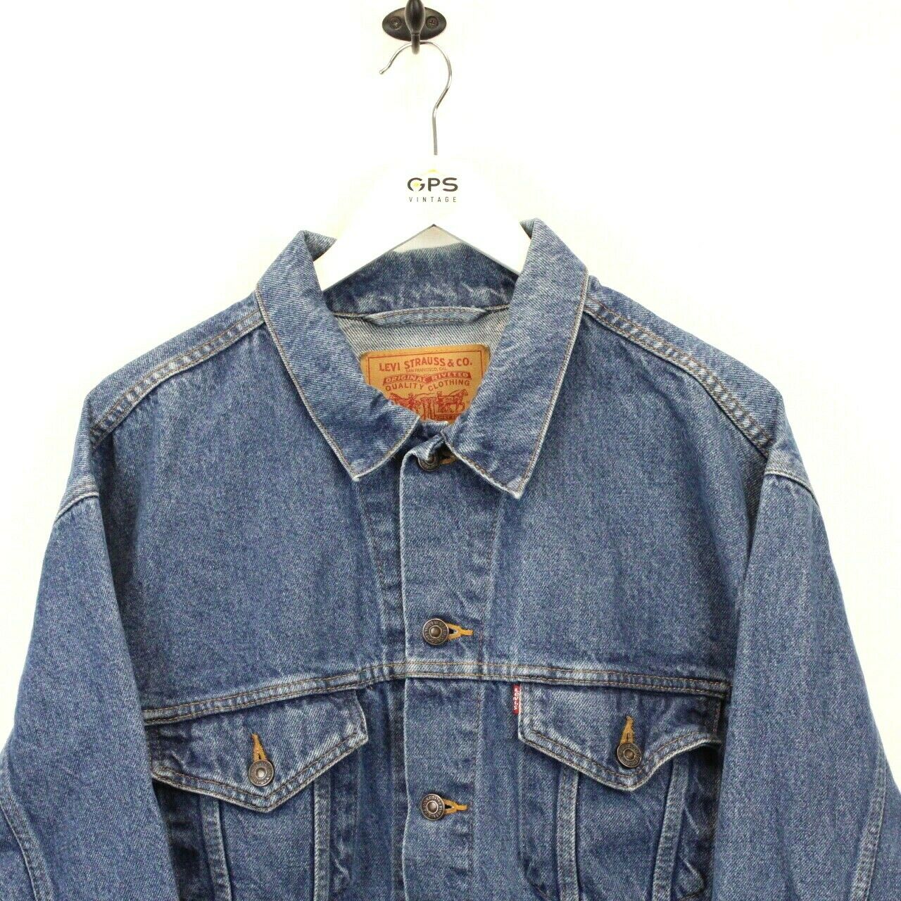 LEVIS 90s Denim Jacket Blue | Large