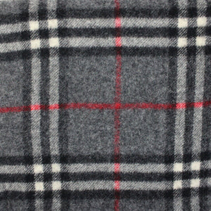 BURBERRY 00s Nova Check Scarf | Dark Grey