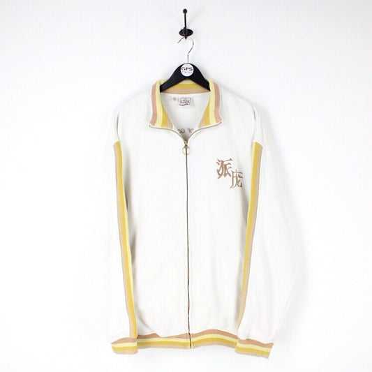 PHAT FARM 90s Track Top Beige | Large