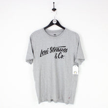 Load image into Gallery viewer, Mens LEVIS STRAUSS T-Shirt Grey | Medium
