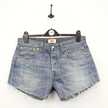 Load image into Gallery viewer, Womens LEVIS 501 Shorts Mid Blue | W33
