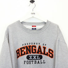 Load image into Gallery viewer, NFL REEBOK Cincinnati BENGALS Sweatshirt Grey | XL
