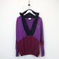 Womens LACOSTE Knit Hoodie Purple | Large