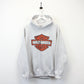 HARLEY DAVIDSON 90s Hoodie Grey | Medium