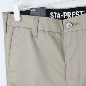 Mens LEVIS Sta-Prest Chinos Beige | W32 L32