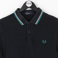 Load image into Gallery viewer, Mens FRED PERRY Polo Shirt Black | Medium
