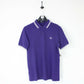 Mens FRED PERRY Polo Shirt Purple | Small