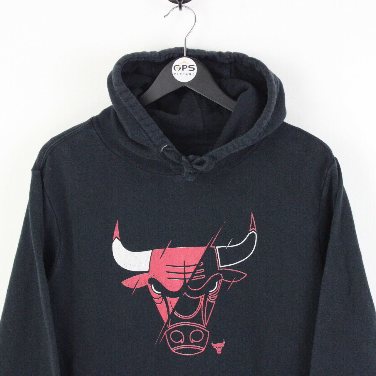 NBA CHICAGO BULLS Hoodie Black | Small