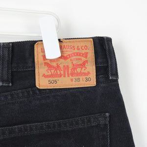 Mens LEVIS 505 Shorts Black | W38