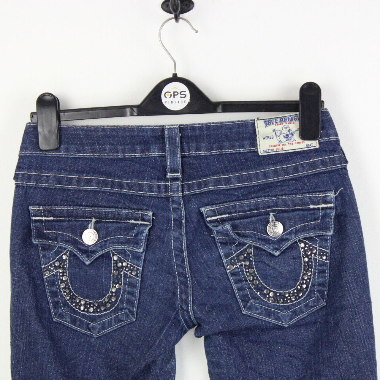 Womens TRUE RELIGION Julie Jeans Blue | W29 L34