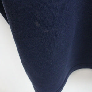 NIKE AIR 90s 1/4 Zip Sweatshirt Navy Blue | Large