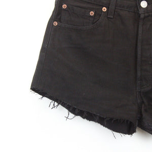 Womens LEVIS 501 Shorts Black | W29