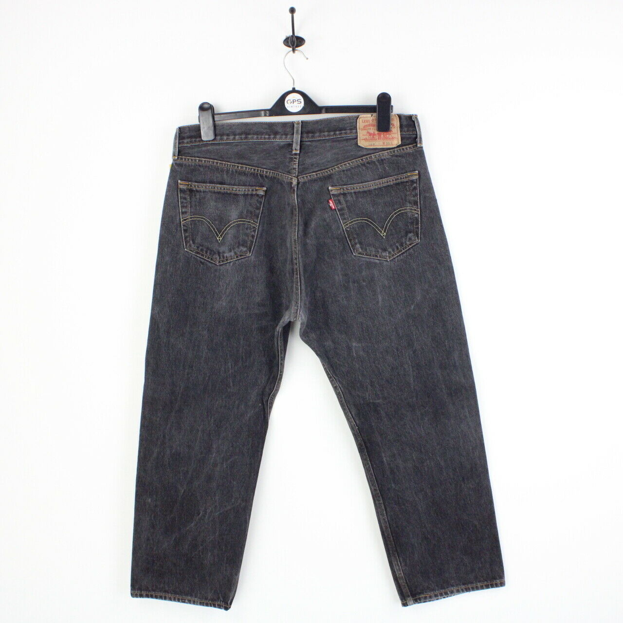 Mens LEVIS 501 Jeans Black | W38 L28