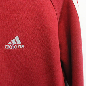 ADIDAS 00s Sweatshirt Red | Small