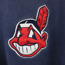 Load image into Gallery viewer, MLB STARTER 90s Cleveland INDIANS Sweatshirt Navy Blue | XL
