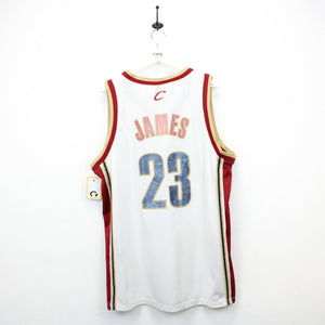NBA NIKE TEAM 00s Cleveland CAVALIERS Jersey White | XL