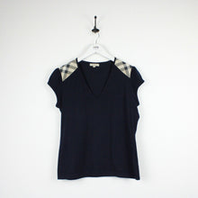 Load image into Gallery viewer, Womens BURBERRY LONDON T-Shirt Navy Blue | Medium
