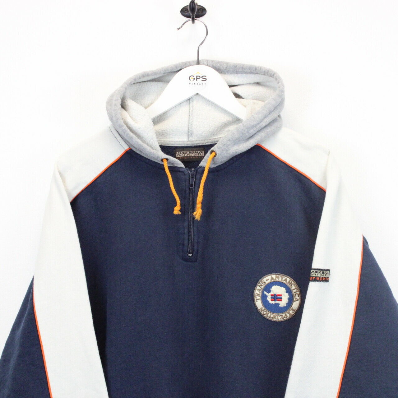 NAPAPIJRI Hoodie Navy Blue | Medium