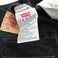 LEVIS 501 Jeans Black Charcoal | W30 L34
