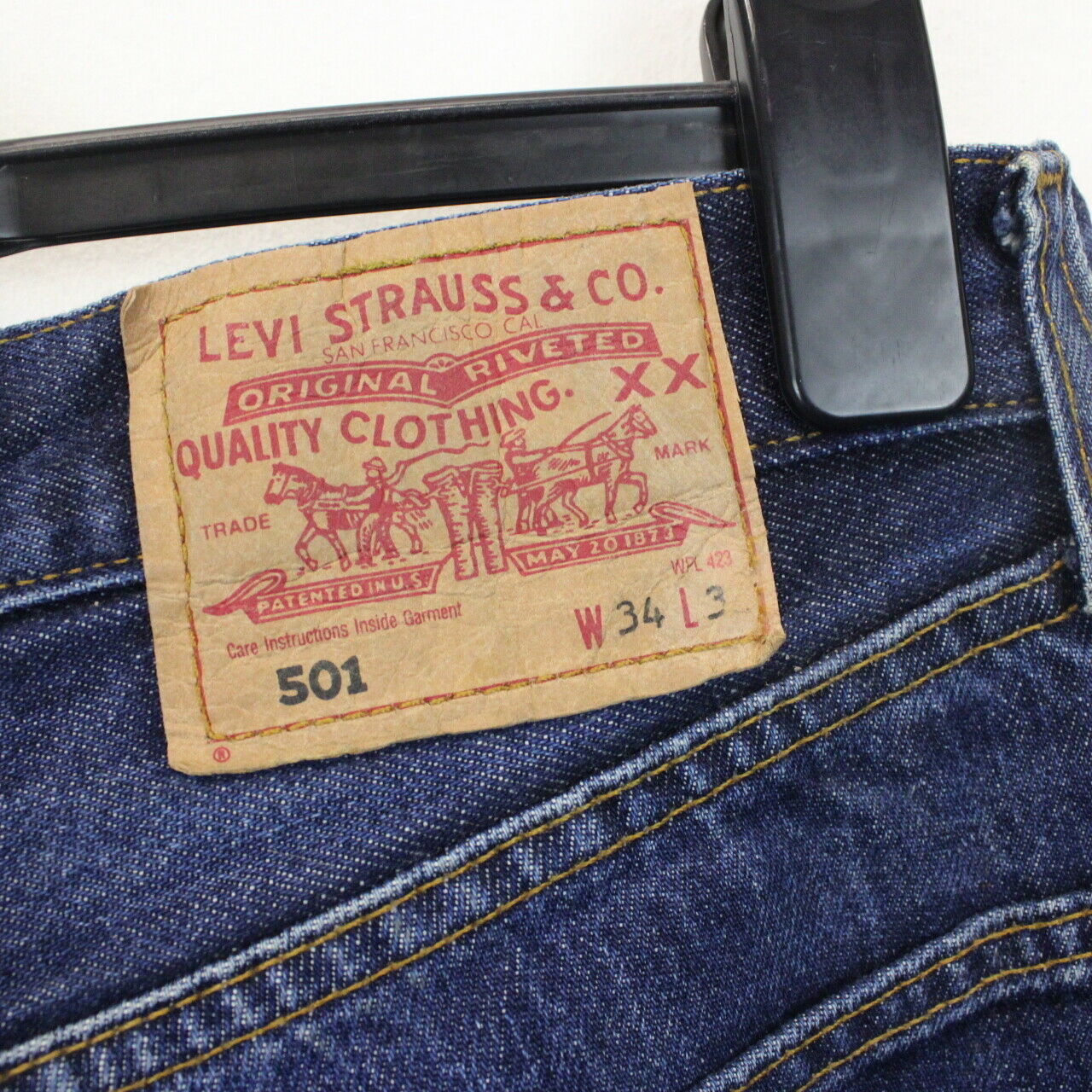 LEVIS 501 Jeans Dark Blue | W34 L30