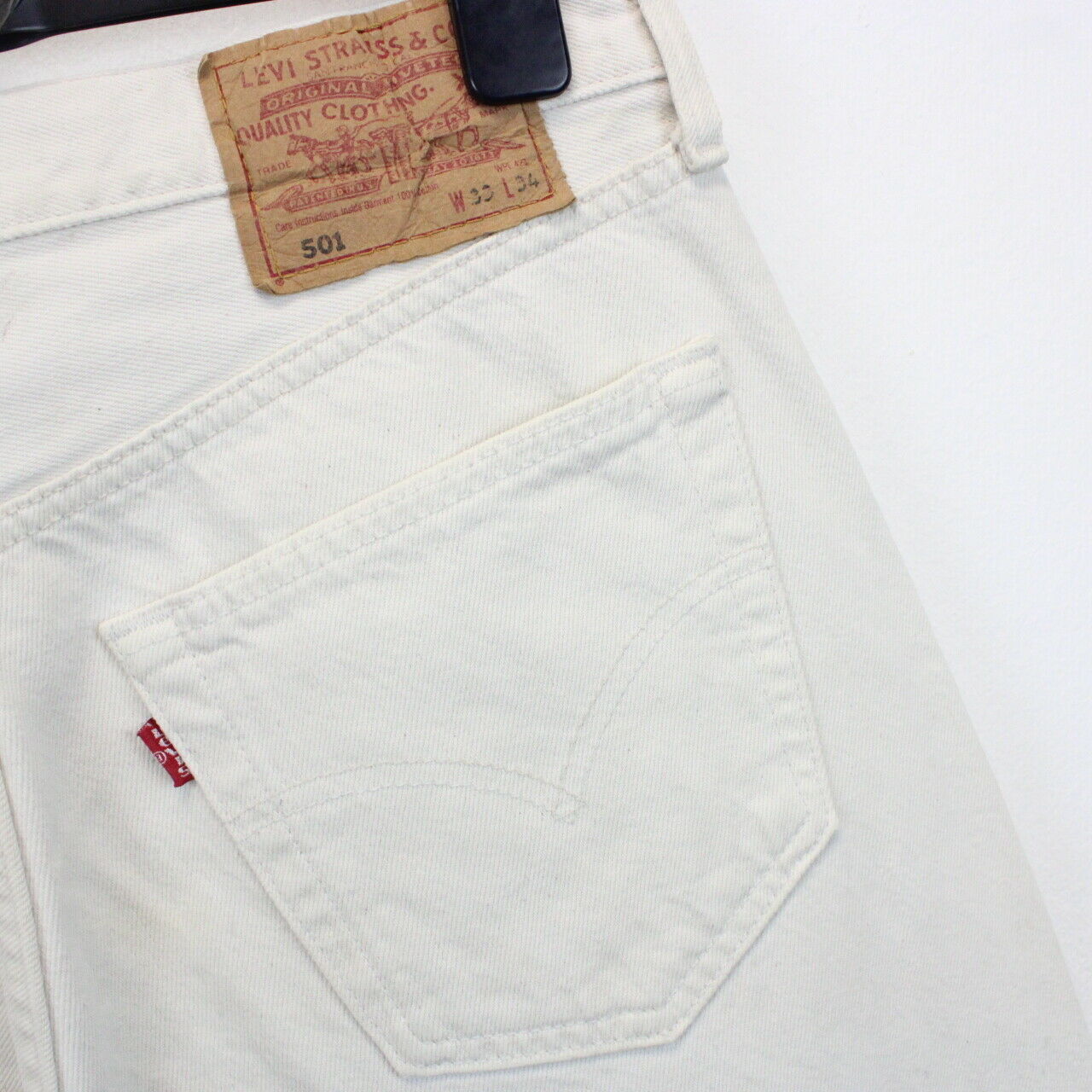 LEVIS 501 Jeans Beige | W33 L34