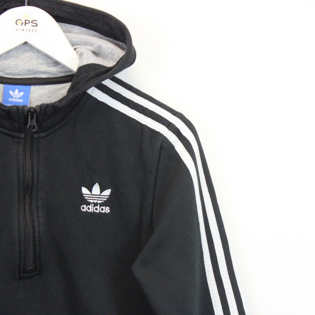 Womens ADIDAS Hoodie Black | XS