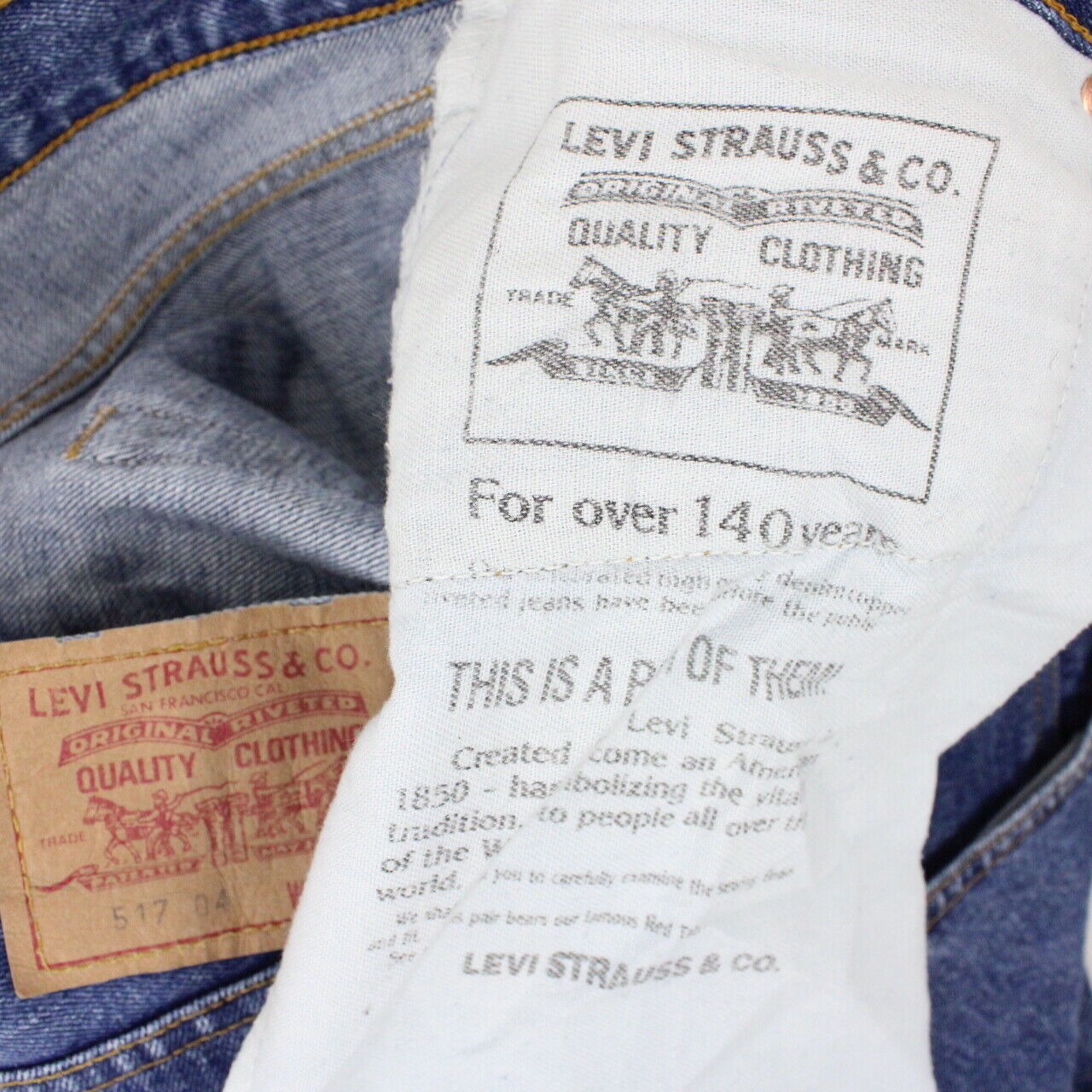 Mens LEVIS 517 Jeans Mid Blue | W38 L30