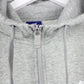 Vintage NIKE 1/4 Zip Hoodie Grey | Large