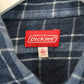 DICKIES Check Shirt Navy Blue | XL