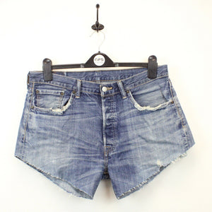Womens LEVIS 501 Shorts Mid Blue | W36