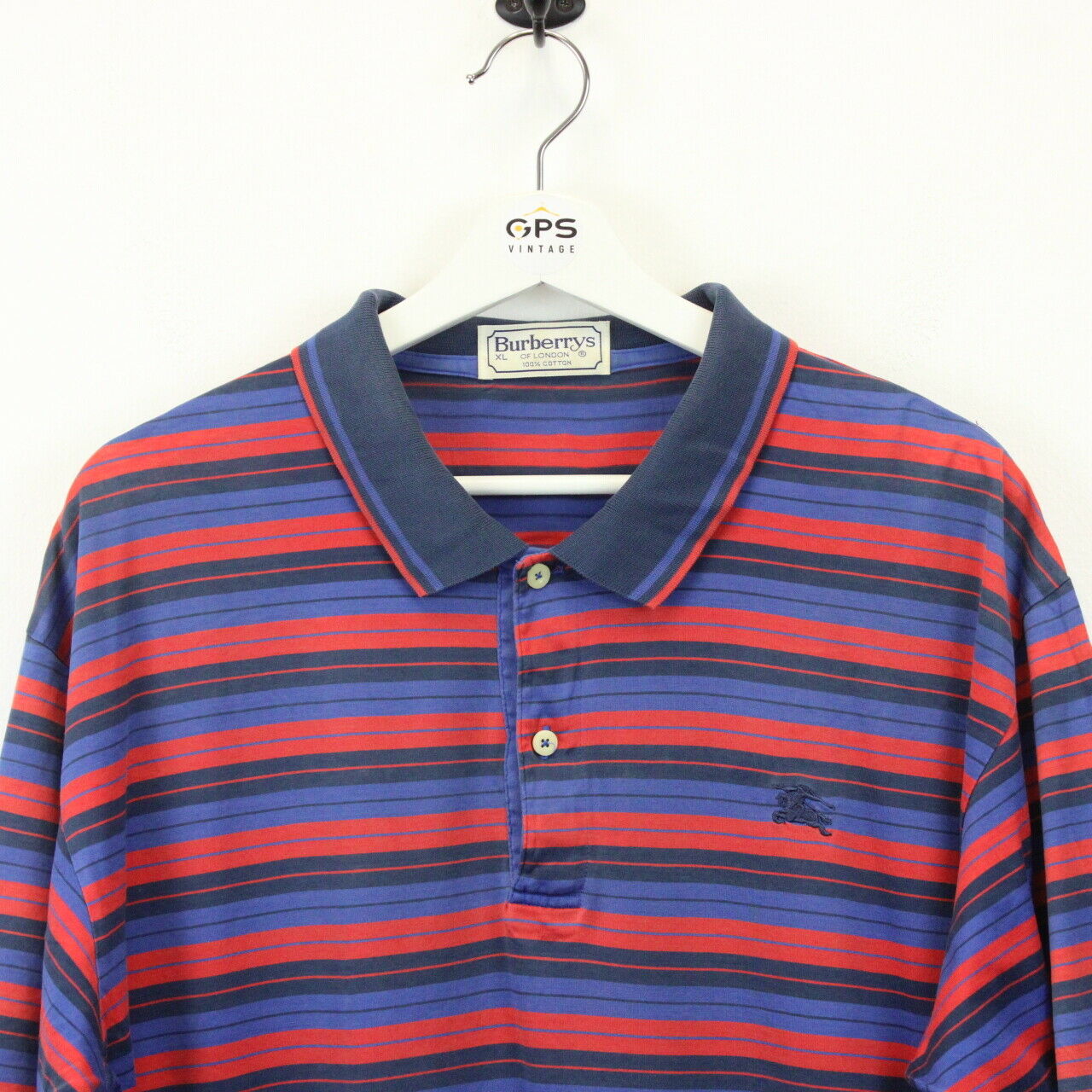 BURBERRYS 90s Polo Shirt Multicolour | XL