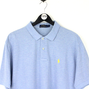 Mens RALPH LAUREN Polo Shirt Blue | XL